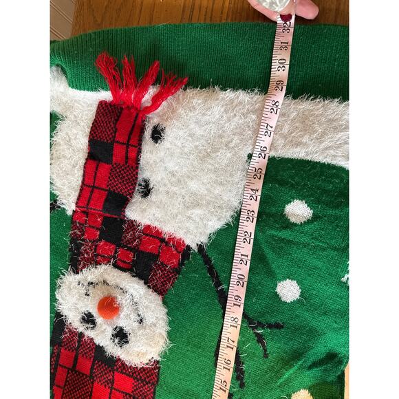 Snowman Tunic Sweater Large - Picture 6 of 6
